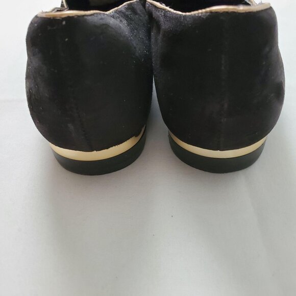 ISOLA Women’s Risa Black Suede Leather Slip-On Loafer Pump Size 8 1/2 - Picture 7 of 15